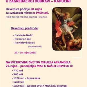 Proslava župne svetkovine u Župi sv. Mihaela arkanđela u zagrebačkoj Dubravi